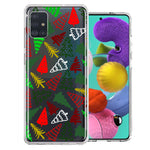 Samsung Galaxy A51 Christmas Trees Holiday Festive Winter By BillyElleCo Double Layer Phone Case Cover