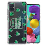 Samsung Galaxy A51 Plant Mama Houseplant Lover Monstera Tropical Leaf Green Design Double Layer Phone Case Cover