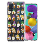 Samsung Galaxy A31 Spooky Halloween Gnomes Cute Characters Holiday Seasonal Pumpkins Candy Ghosts Double Layer Phone Case Cover