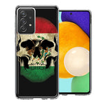 Samsung Galaxy A52 Mexico Flag Skull Double Layer Phone Case Cover