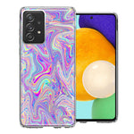 Samsung Galaxy A52 Paint Swirl Double Layer Phone Case Cover