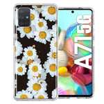 Samsung Galaxy A71 4G Cute Daisy Flowers Double Layer Phone Case Cover