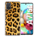 Samsung Galaxy A71 4G Classic Leopard Double Layer Phone Case Cover