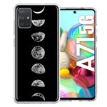 Samsung Galaxy A71 4G Moon Transitions Double Layer Phone Case Cover