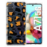 Samsung Galaxy A71 4G Classic Animal Wild Leopard Jaguar Print Double Layer Phone Case Cover