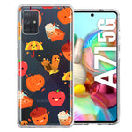 Samsung Galaxy A71 4G Thanksgiving Autumn Fall Design Double Layer Phone Case Cover