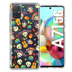 Samsung Galaxy A71 4G Day of the Dead Design Double Layer Phone Case Cover