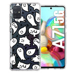 Samsung Galaxy A71 4G Kawaii Manga Cute Halloween Ghosts Spirits Design Double Layer Phone Case Cover