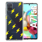 Samsung Galaxy A71 4G Electric Lightning Bolts Design Double Layer Phone Case Cover