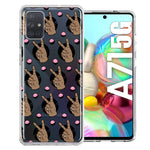 Samsung Galaxy A71 4G Peace for All Design Double Layer Phone Case Cover