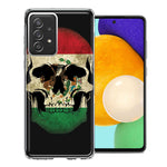 Samsung Galaxy A72 Mexico Flag Skull Double Layer Phone Case Cover