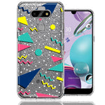 LG Aristo 5/Phoenix 5/Risio 4 90's Swag Shapes Design Double Layer Phone Case Cover