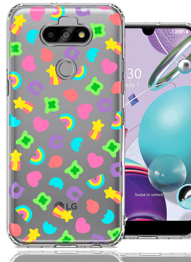 LG Aristo 5/Phoenix 5/Risio 4 Cute Lucky Marshmallow Cereal Nostalgic Double Layer Phone Case Cover