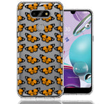 LG Aristo 5/Phoenix 5/Risio 4 Monarch Butterflies Design Double Layer Phone Case Cover