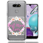LG Aristo 5/Phoenix 5/Risio 4 Best Mom Ever Mother's Day Flowers Double Layer Phone Case Cover