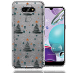 LG Aristo 5/Phoenix 5/Risio 4 Holiday Christmas Trees Design Double Layer Phone Case Cover