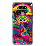 LG Aristo 5/Phoenix 5/Risio 4 Psychedelic Trippy Hippie Night Walk Hybrid Protective Phone Case Cover