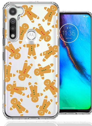 Motorola Moto G Fast Christmas Gingerbread Traditional Holiday Cookies By BillyElleCo Double Layer Phone Case Cover