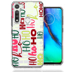 Motorola Moto G Fast Christmas Santa Ho Ho Ho textagraphy Festive Holiday Double Layer Phone Case Cover