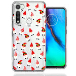 Motorola Moto G Fast Cute Red Christmas Holiday Santa Gnomes Design Double Layer Phone Case Cover