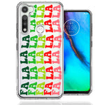 Motorola Moto G Fast Deck The Halls Christmas Carol Falala Festive Lyric Vintage 70s Letters Double Layer Phone Case Cover