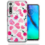 Motorola Moto G Fast Pretty Valentines Day Hearts Chocolate Candy Angel Flowers Double Layer Phone Case Cover