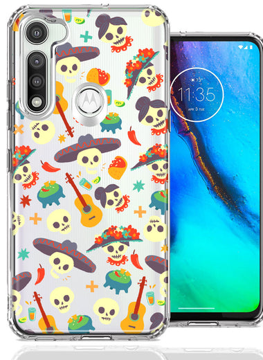 Motorola Moto G Fast Day of the Dead Design Double Layer Phone Case Cover