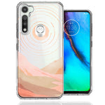 Motorola Moto G Fast Desert Mountains Design Double Layer Phone Case Cover