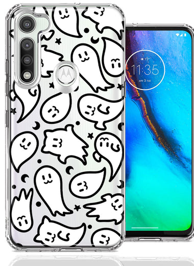 Motorola Moto G Fast Kawaii Manga Cute Halloween Ghosts Spirits Design Double Layer Phone Case Cover
