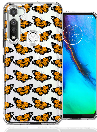 Motorola Moto G Fast Monarch Butterflies Design Double Layer Phone Case Cover