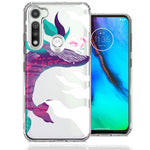 Motorola Moto G Fast Mystic Floral Whale Design Double Layer Phone Case Cover