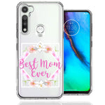 Motorola Moto G Fast Best Mom Ever Mother's Day Flowers Double Layer Phone Case Cover