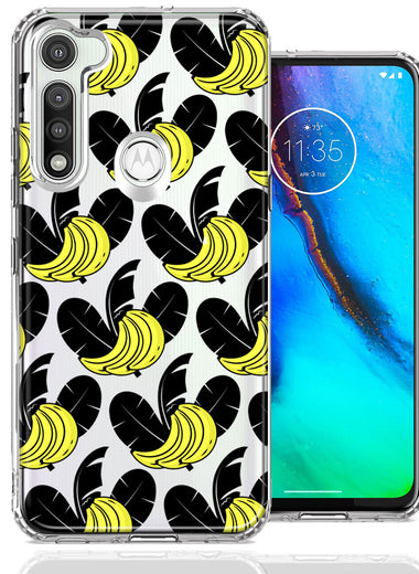 Motorola Moto G Fast Tropical Bananas Design Double Layer Phone Case Cover