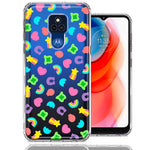 Motorola Moto G Play 2021 Cute Lucky Marshmallow Cereal Nostalgic Double Layer Phone Case Cover