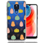 Motorola Moto G Play 2021 Fall Autumn Fairy Pumpkins Thanksgiving Spooky Season Double Layer Phone Case Cover