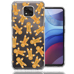 Motorola Moto G Power 2021 Christmas Gingerbread Traditional Holiday Cookies By BillyElleCo Double Layer Phone Case Cover