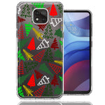 Motorola Moto G Power 2021 Christmas Trees Holiday Festive Winter By BillyElleCo Double Layer Phone Case Cover