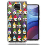 Motorola Moto G Power 2021 Cinco De Mayo Party Cute Gnomes Mexico Tacos Fiesta Double Layer Phone Case Cover