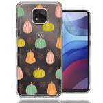 Motorola Moto G Power 2021 Fall Autumn Fairy Pumpkins Thanksgiving Spooky Season Double Layer Phone Case Cover