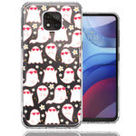 Motorola Moto G Power 2021 Floating Heart Glasses Love Ghosts Vaneltines Day Cutie Daisy Double Layer Phone Case Cover