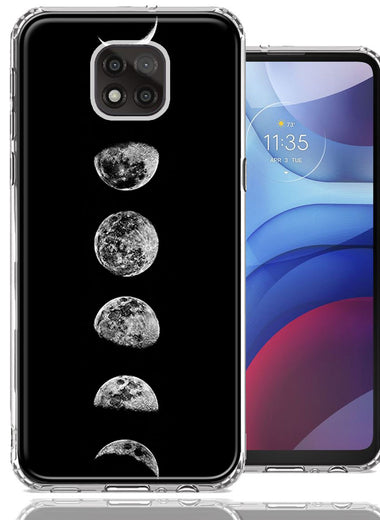 Motorola Moto G Power 2021 Moon Transitions Double Layer Phone Case Cover