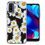 Motorola Moto G Pure G Power 2022 Cute Daisy Flowers Double Layer Phone Case Cover