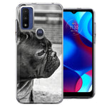 Motorola Moto G Pure G Power 2022 Black French Bulldog Double Layer Phone Case Cover