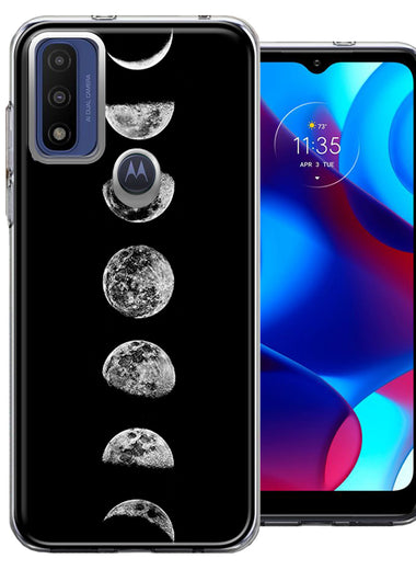 Motorola Moto G Pure G Power 2022 Moon Transitions Double Layer Phone Case Cover