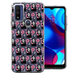 Motorola Moto G Pure Pink Horror Valentine Character Ghostface Boyfriend Call Me Hearts Double Layer Phone Case Cover