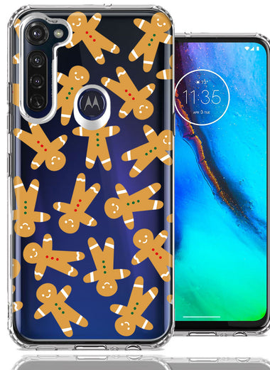Motorola Moto G Stylus Christmas Gingerbread Traditional Holiday Cookies By BillyElleCo Double Layer Phone Case Cover