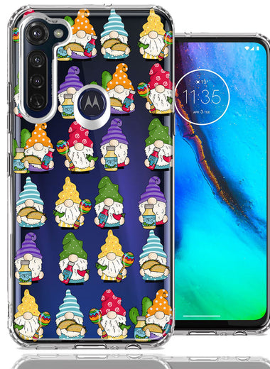Motorola Moto G Stylus Cinco De Mayo Party Cute Gnomes Mexico Tacos Fiesta Double Layer Phone Case Cover
