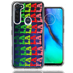 Motorola Moto G Stylus Deck The Halls Christmas Carol Falala Festive Lyric Vintage 70s Letters Double Layer Phone Case Cover