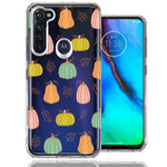 Motorola Moto G Stylus Fall Autumn Fairy Pumpkins Thanksgiving Spooky Season Double Layer Phone Case Cover