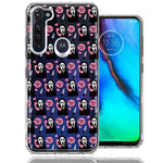 Motorola Moto G Stylus Pink Horror Valentine Character Ghostface Boyfriend Call Me Hearts Double Layer Phone Case Cover